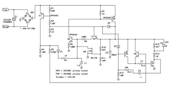 Line Busy Indicator Circuit by Andrew R. Morris
