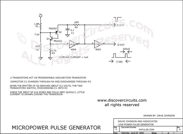 MICROPOWER PULSE GENERATOR  