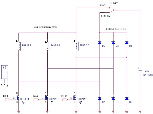 Alternator/Motor Switching CircuitWily Widget