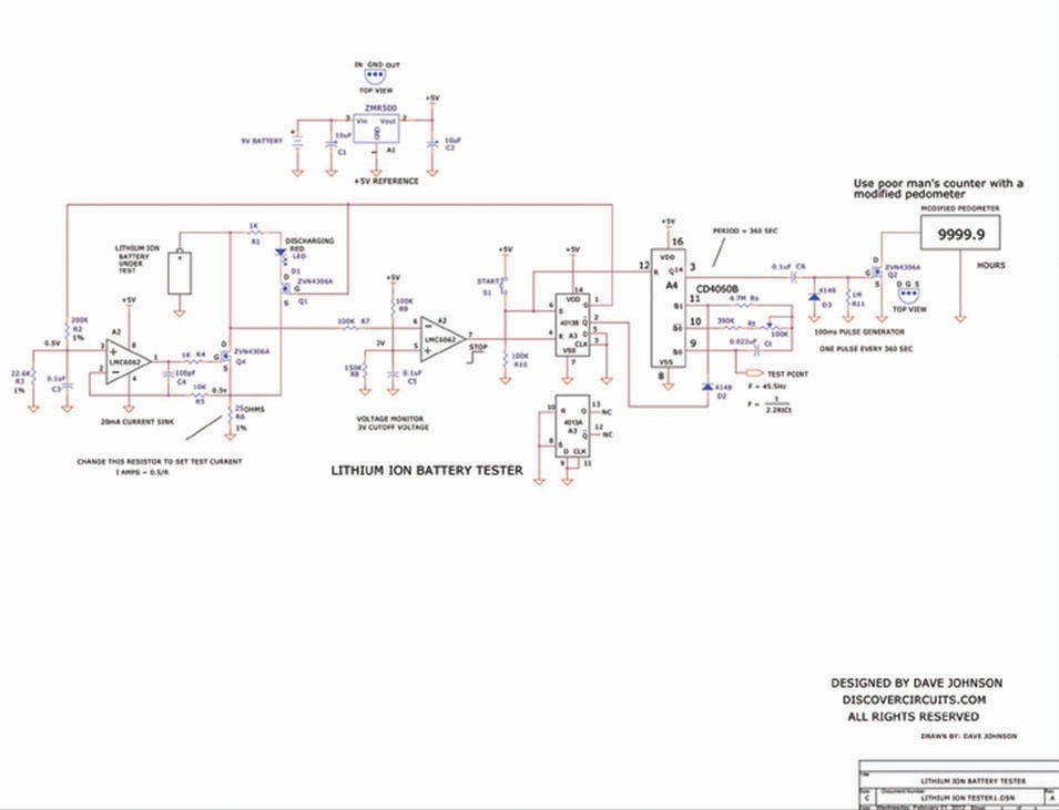 Circuit #389 - Battery Amp-hour Capacity Tester